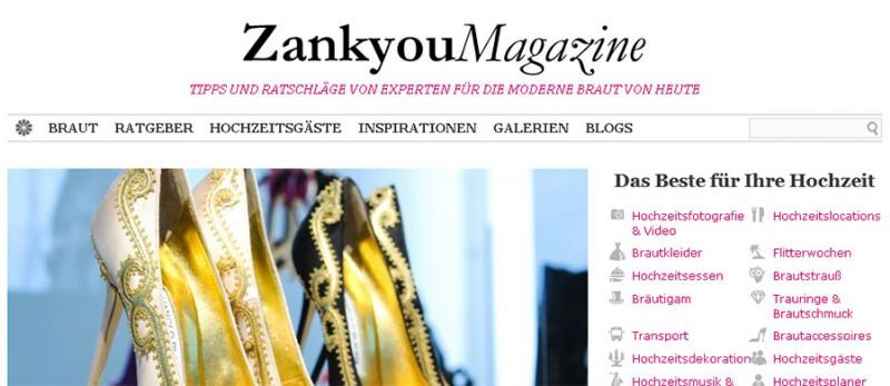 Ihr findet mich jetzt auch auf Zankyou.de
